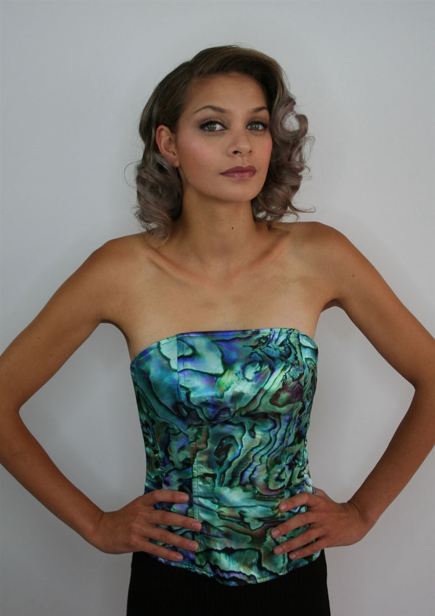 PAUA PRINTED BUSTIER