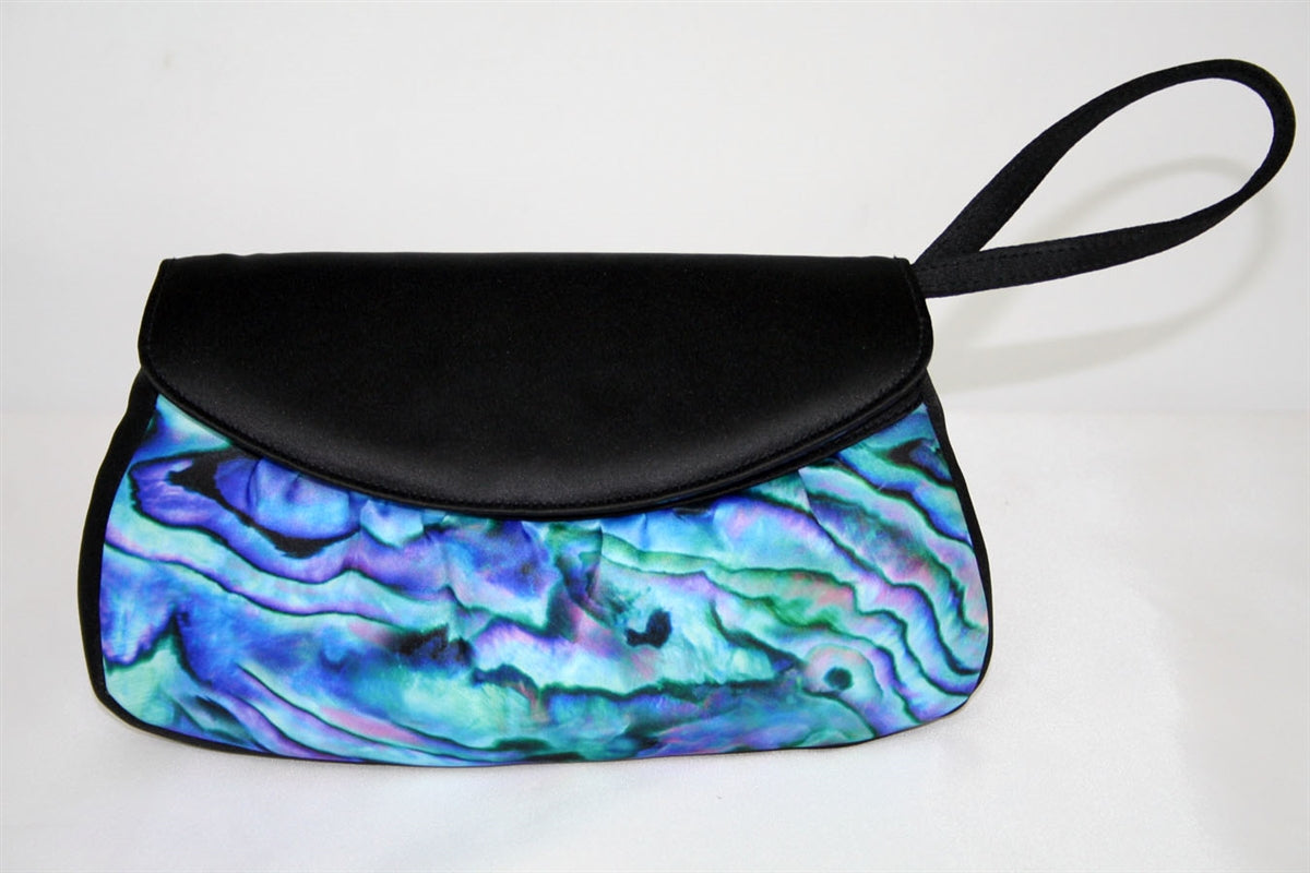 CLASSIC EVENING PAUA PRINT CLUTCH BAG