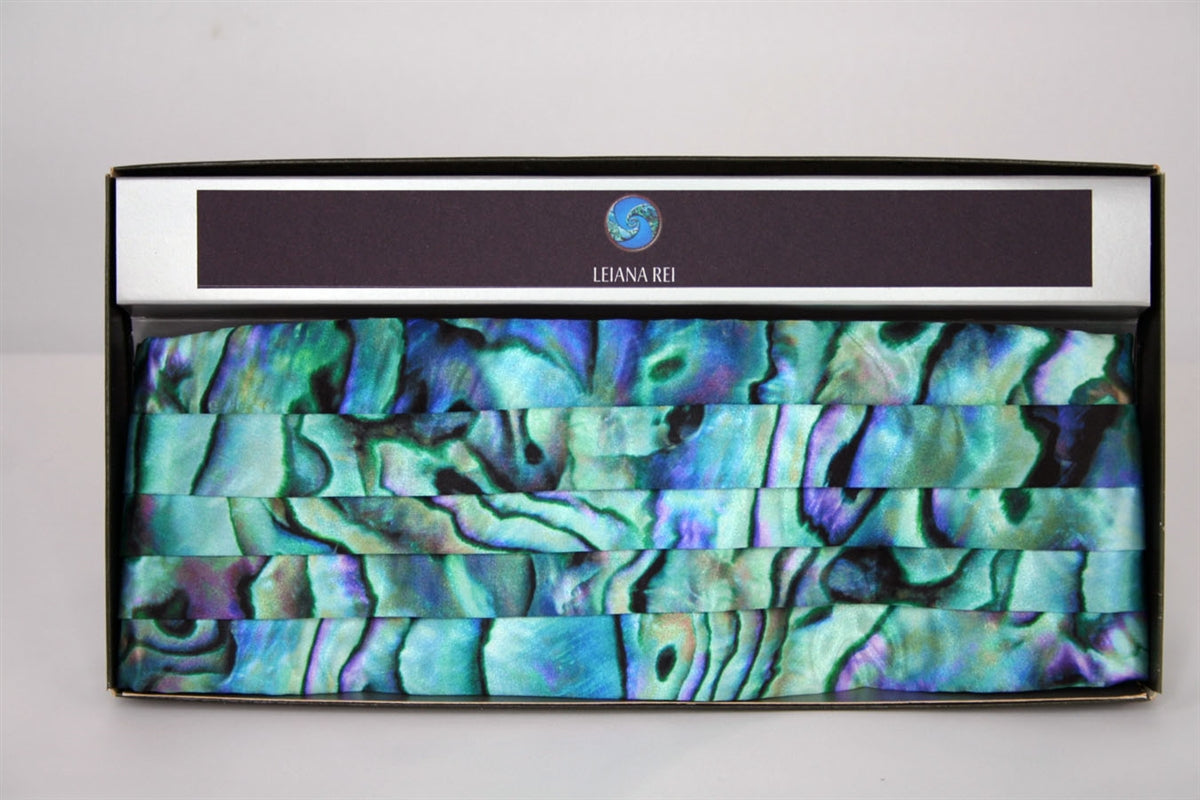 PAUA PRINT CUMMERBUND
