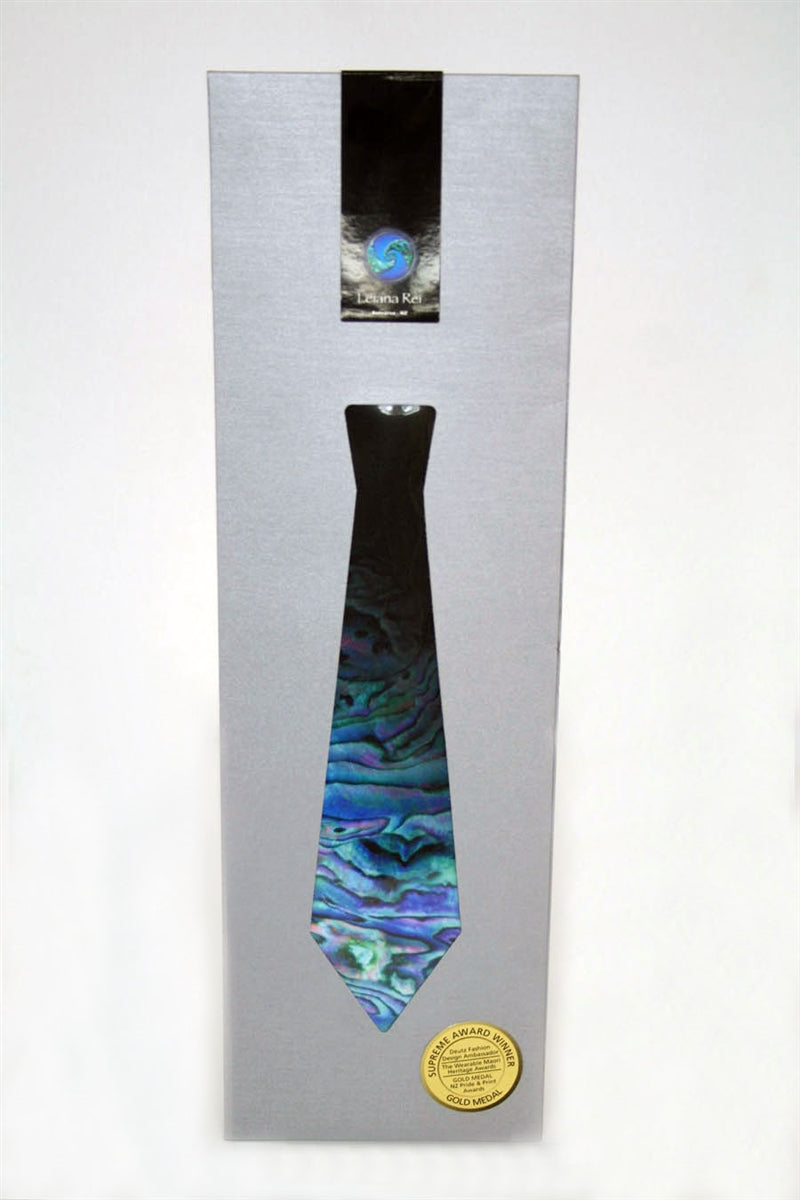 FADE OUT PAUA PRINTED TIE