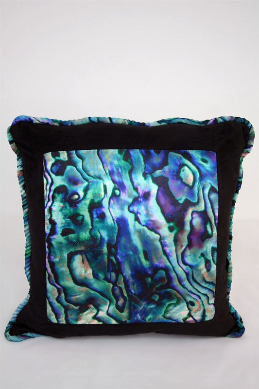 SELF PIPED PAUA CUSHION